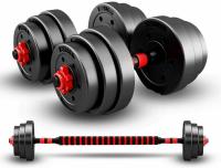 OZIO FITNESS Barra de Extensión 40 cm para Mancuernas MultiFit 2 en 1 Musculación - details 2