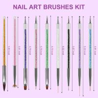 Set De Pinceles Para Uñas 6/31Pcs Diseño De Pincel Para Pintura Dibujo Grabado Puntada Línea Plana Y Ventosa Herramientas De Manicura Para Acrílico Gel UV Y Esmalte De Uñas - details 26