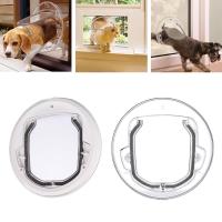 Puerta De Seguridad Para Perros Y Gatos Con Ventana De Cristal Deslizante Cerradura De 4 Maneras Para Pupusas Y Gatitos Suministros Para Mascotas - details 5