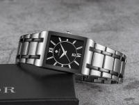 Reloj De Hombre WWOOR Oro Cuadrado Marca Top Lujo Reloj De Pulsera Acero Inoxidable Impermeable Movimiento De Cuarzo Romano - details 28