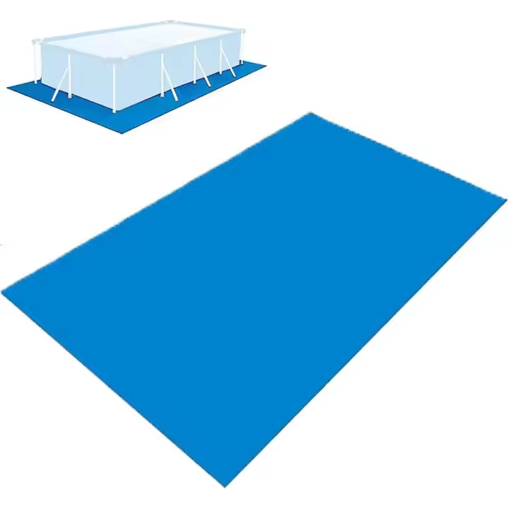 Swimming Pool Floor Mat, 500x300cm Above Ground Swimming Pool Mat, Foldable Rectangular Waterproof Swimming Pool Floor Mat, Swimming Pool Floor Protec - 1