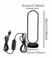 Lámpara De Noche LED Moderna Para Mesa Luz De Dormitorio Ajustable Iluminación Creativa Decoración Hogar Regalos Únicos - details 15