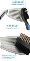 Kit De Limpieza Para Golfe Con Cepillo Y Estuche Protector Putter Wedge Limpiador De Ranuras De Bola Herramienta Doble Cara - details 1