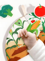 Libro De Tela Para Niños Juguete Educativo De Rociado Y Aprendizaje Temprano Imagen De Alineación Arte De Tela Reutilizable - details 11