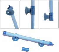 Tubo de aireación de burbujas de aire de 2 piezas, accesorios de bomba de piedra de burbujas, accesorios difusores de bomba de oxígeno para bombas de acuario e hidroponía de 10 pulgadas azul - details 1