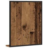Espejo de baño vidaXL madera envejecida 50x12x60 cm madera de ingeniería - details 5