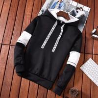 Traje De Corrida Para Hombre Con Capucha De Lujo Estilo Clásico Negro Blanco Ropa Deportiva Sencilla Calidad Superior Para Salir Diario - details 5