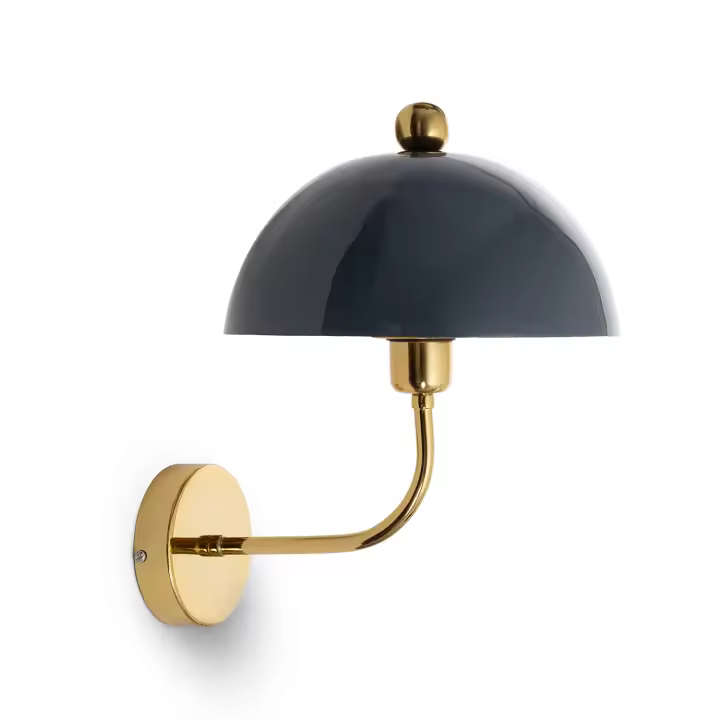 Ledkia Lámpara de Pared Metal Onkar Azul - 1