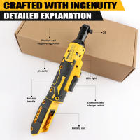 Llave De Impacto Sin Cable Dewalt DCF512 De 3/8 Pulgadas Con Motor Sin Escobillas Velocidad Variable Herramienta Eléctrica 20V - details 2