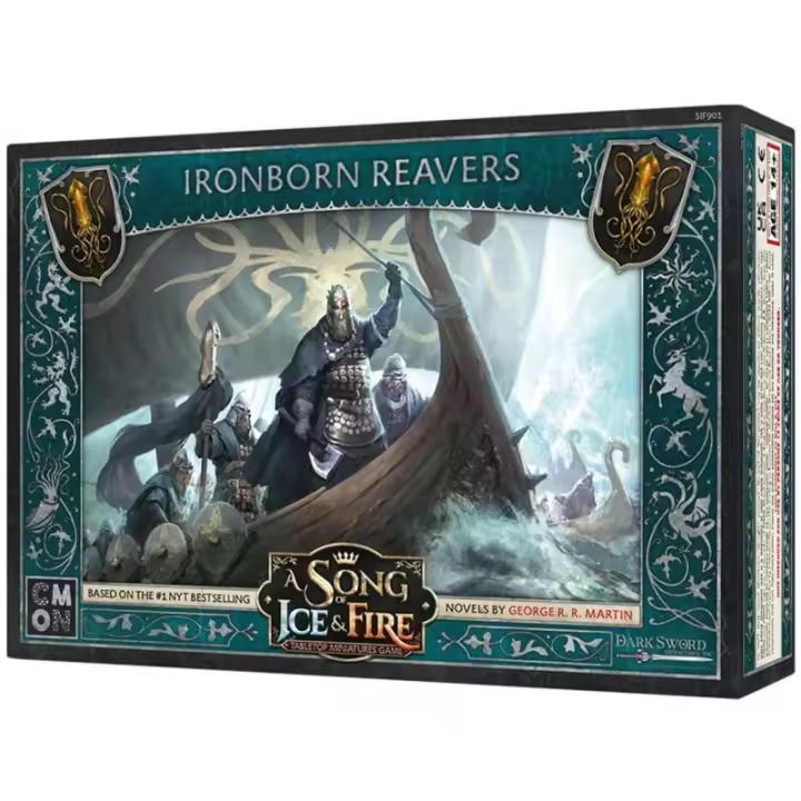 Saló Nova Imatge Juego de Mesa Canción de Hielo y Fuego Hijos del Hierro Saqueadores Miniaturas Incluidas - 1