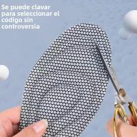 1par De Plantillas Deportivas Unisex Masaje Transpirables Absorbentes De Sudor Comodidad Accesorios Para Zapatillas Para Correr - details 4