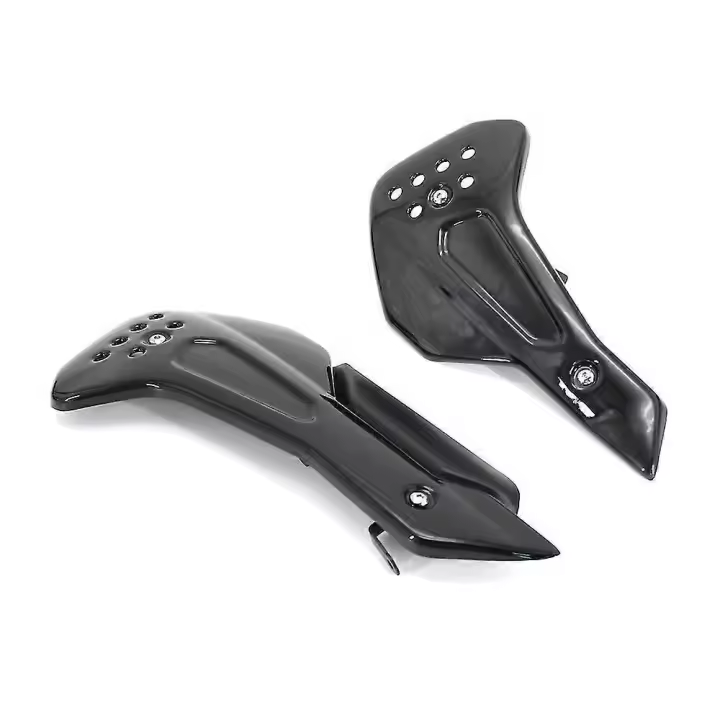 Para Trident 660 2021 piezas de la motocicleta parabrisas deflector y lateral Motores vientre protección Placas carenado inferior - 1