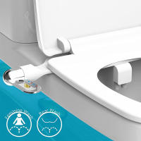 Nuevo Ajustable Ultrafino Arreglo De Bidé Con Agua Fresca Doble Boquilla Y Presión De Agua Ajustable Self Cleaning No Eléctrico - details 0