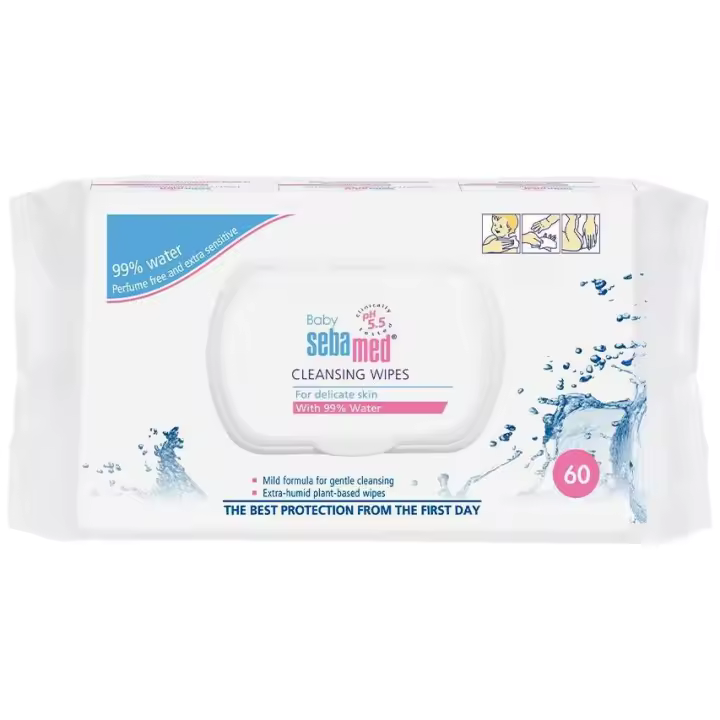 Sebamed Baby Toallitas Limpiadoras 60Uds - 1
