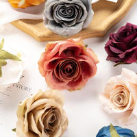 10/50pcs Cabezas De Rosa Silken Para Bodas Jardines Arches Navidad Decoraciones De Hogar DIY Cajas De Dulces Broches Estilo Floral - details 23