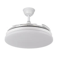 Fabrilamp - Ventilador Dc Tridente 59w 4aspas Desp.107d 6980lm Reg.intensidad Remoto+temporizador+memoria 3000-4000-6000k Abierto 107 cm, Cerrado 50 cm - details 2