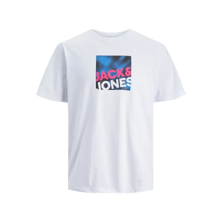 Jack & Jones Hombre camiseta de Algodón Mod JCOLOGAN  Ajuste Regular logo estampado Moda Casual Informal Ref 246992 - 1