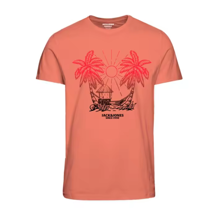 JACK&JONES 12258057 JORARUBA TEE SS CREW NECK 1 FST Hombre Camiseta Top Polo TS 29086 - 1