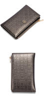 Clutch Vintage Clásico Para Mujer Estilo Sencillo Impresión De Letras Portátil Con Exquisita Trabajo Y Cierre De Cremallera Bolso De Moda - details 8