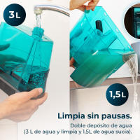 Aspirador Tapicerías Cecotec Conga CarpetClean 10000 con Depósito, Potente y Accesorios - details 2