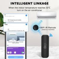 Sensor De Temperatura Y Humedad Inteligente ONENUO Tuya Compatible Con Alexa Y SmartLife Monitoreo Remoto Por App WiFi Negro - details 4