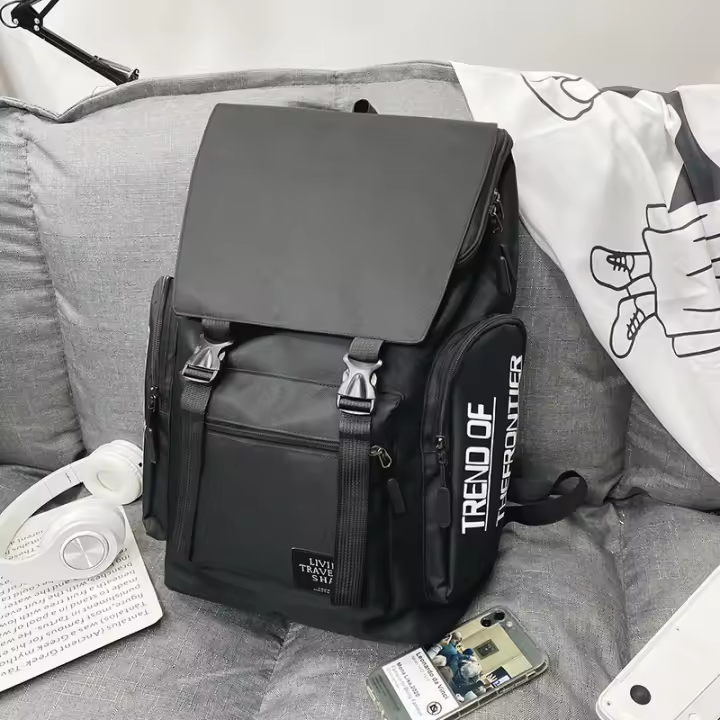 Mochila para estudiantes de niños y niñas, estilo coreano, moderna y de moda, mochila de viaje de ocio al aire libre de gran capacidad. - 1
