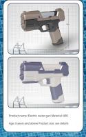 Pistola De Agua Manual Desert Eagle Para Niños Y Niñas Juguete De Playa Verano Juegos Al Aire Libre Regalos Para Niños - details 8