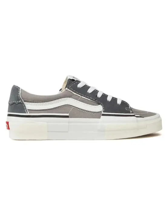 Zapatilla Hombre Vans Sk8-Low Recontruct Grises - 1