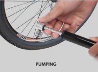 ThinkRider Mini Bomba De Bicicleta Mano Para Neumático De Bicicleta Inflador De Aire MTB Bicicleta De Montaña Material De Aluminio Tamaño Compacto - details 13