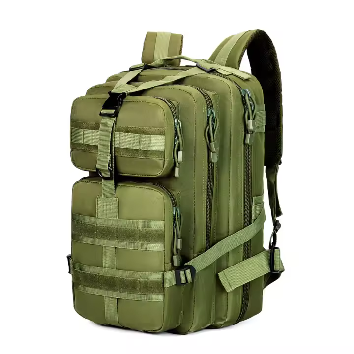 Mochila táctica para exteriores de gran capacidad, 3 piezas, camuflaje deportivo, estilo militar, para montañismo y senderismo, capacidad de 40 L. - 1