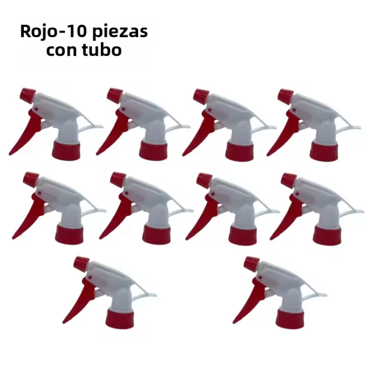 Cabezal De Rociador Largo Y Grueso Con Pala De Paja Para Jardín Florero Y Balcón Reemplazo De Botón Triger De Manguera Universal Material Plástico - 1