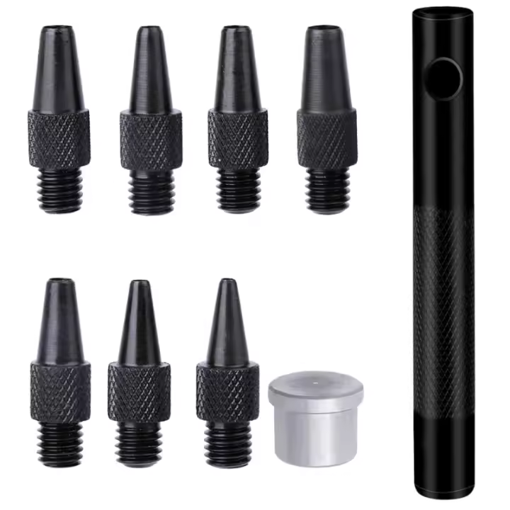 Juego De Herramientas De Punched IMZAY Cabeza Reemplazable Para Cuero Herramienta De Agujeros Para Leathercraft Y DIY Acero Inoxidable - 1