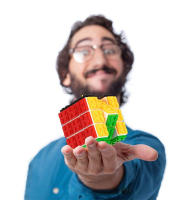 Juguete Educativo Para Niños Cubo Mágico De Descompresión Juguete Antiestrés Rompecabezas Inteligente Regalo De Cumpleaños - details 9