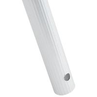 vidaXL Mango de horquilla de rastrillo telescópico acero plateado - details 4