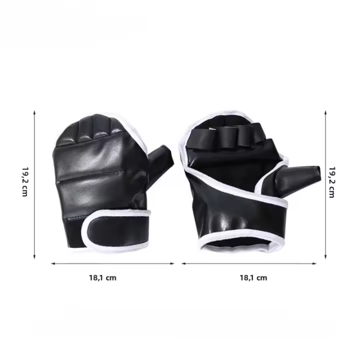 Guantes De Boxeo Para Adultos Y Niños Con Dedos Medio Ajustables Y Resistentes Al Desgaste Para Una Amplia Gama De Aplicaciones De Kickboxing - 1
