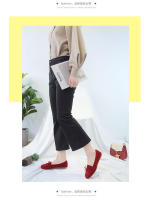 Zapatos De Mujer Casual SUEDE Slip on Loafers Ballet Flats Zapatos Mujer Para Mamá Antideslizantes Transversal Para Otoño - details 1