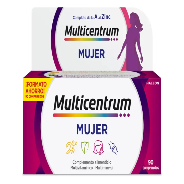 MULTICENTRUM MUJER 90 COMPRIMIDOS - 1