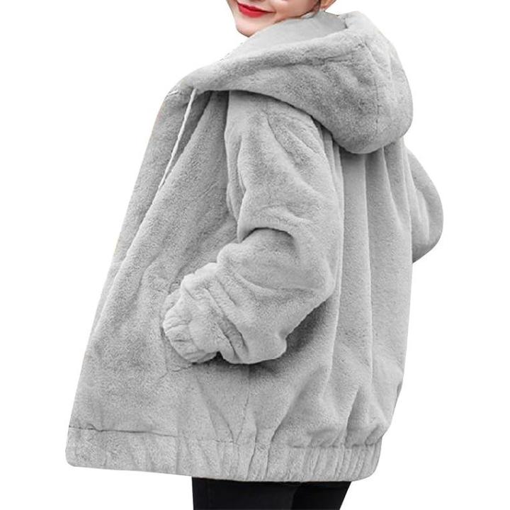 Abrigos De Mujer Bolsillos De Invierno Confort Vintage Forro Polar Suéter Navideño Elegante Y Cómoda Sudadera para Mujer Chaqueta Forro Polar para Mujer jersey polar mujer 	 ropa mujer invierno elegante