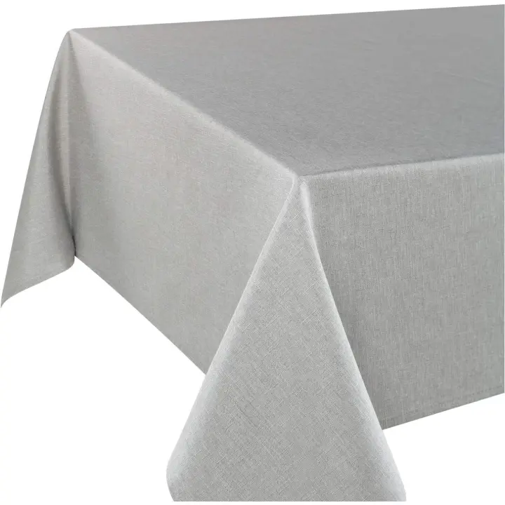 Mantel VIENNA gris Premium, repelente de suciedad, todo el año, rectangular 140x220 cm - 1