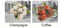 Bouque De Flores Artificiales Hydrangea En Rosa Para Decoración De Hogar Bodas Fiestas Accesorios De Decoración De Party - details 4