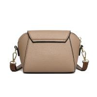 Bolso De Hombro Casual En Cuero PU Para Mujer Color Sólido Bolso Cruzado Con Cierre De Hebilla Y Cremallera - details 11