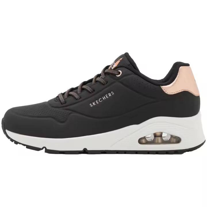 Zapatillas Skechers Uno - Shimmer Away Mujer Negro - 1