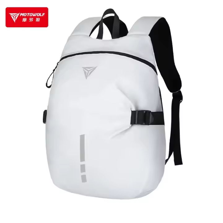 Mochila Motowolf Para Motociclista Gran Capacidad Resistente Al Agua Con Reflectividad Antisalpicaduras Para Excursiones Al Aire Libre Unisex - 1