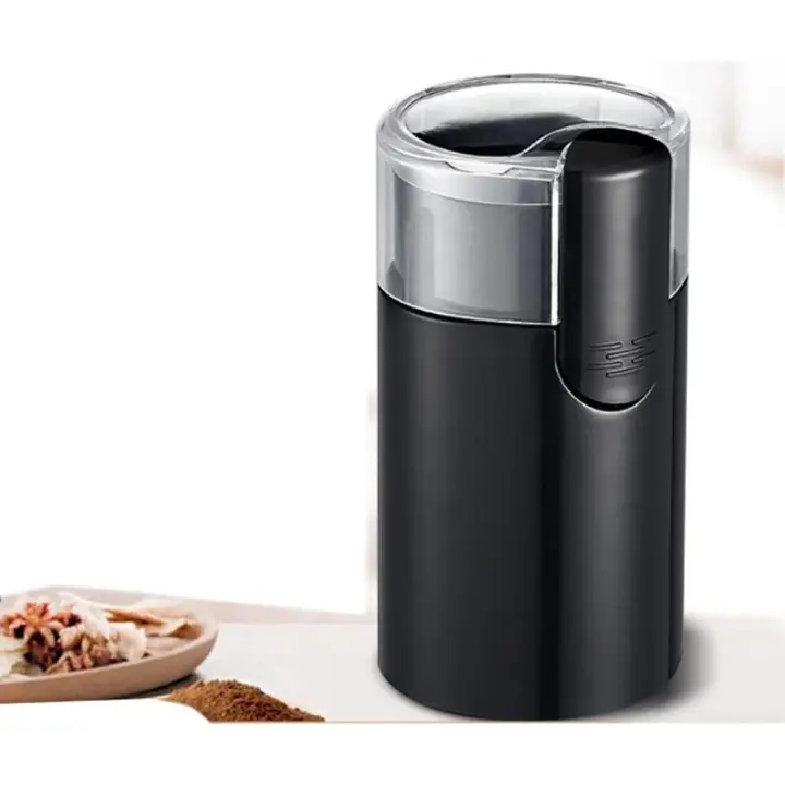 Molinillo de café, mini molinillo de café Eléctrico, molinillo de granos, molinillo de Nueces, inxifiable Maple, Negro - 1