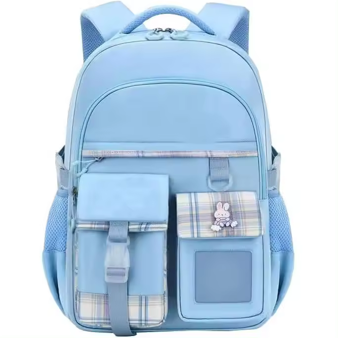 Mochila para Niñas escolares, adolescentes, Escuela Secundaria Primary, Linda mochila Kawaii, Bolsas escolares Azules - 1