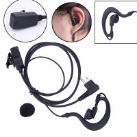 1-20PCS 2-Pin Air Tube Earpiece Headset Para Walkie Talkie Micrófono Para Motorola CB Radio CP88 CP040 CP100 CP110 Negro - details 2