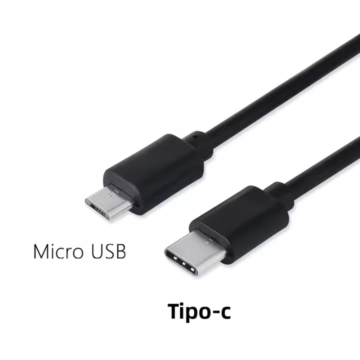 Cable Adaptador OTG Type C USB-C a Micro USB Hembra Para Carga Y Sincronización Compatible Con Huawei Samsung Cable De Carga Rápida 3A - 1