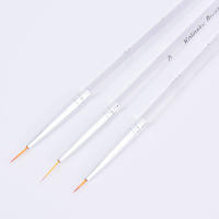 Set De 3 Rotuladores Para Dibujar Y Pintar Uñas Con Brocha Liner Para Arte De Uñas DIY Kit De Manicura - details 3
