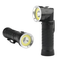 Linterna T6+COB LED Potente 4 Modos 90° Plegable Luz De Trabajo Linterna Táctica Con Cola Magnética Para Camping - details 11
