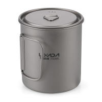 Taza De Camping De Titanio Portátil Con Mano Doblada Adecuada Para Picnic Tamaño 300ml / 350ml / 450ml / 550ml / 650ml / 750ml - details 21